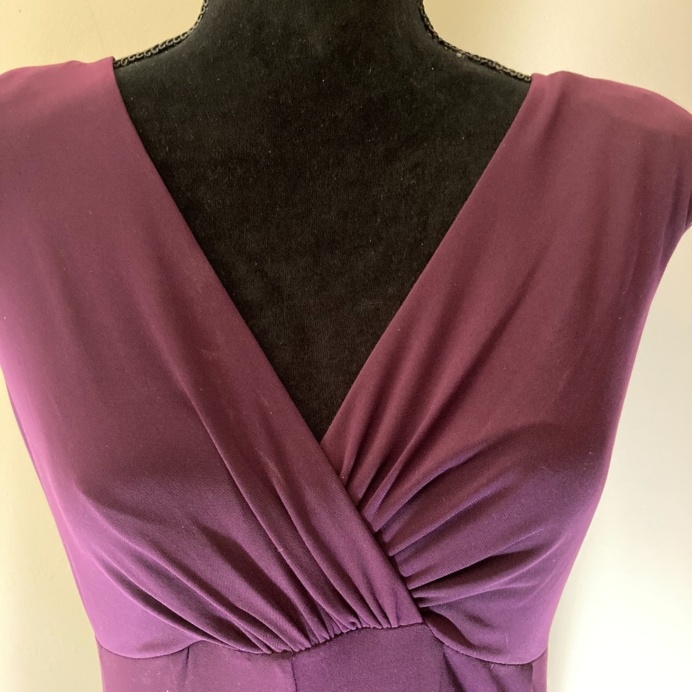 Ralph Lauren Dress, burgundy, size 6 - Picture 6 of 9